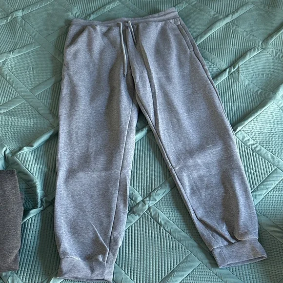 4 Pair Gray Jogger Sweatpants Bundle 2XL Lounge Pants - Picture 8 of 13